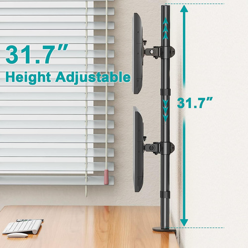 Soporte Vertical Para Monitor Doble, Soporte De Monitor Apil