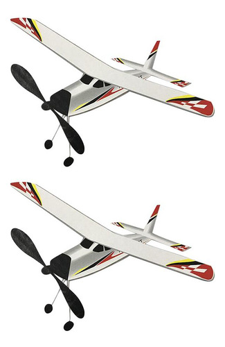 Elástico Planador Elétrico Motorizado Avião Brinquedo