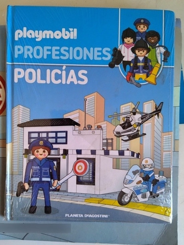 Libro Oficios Y Profesiones Playmobil N'1 - Policías 
