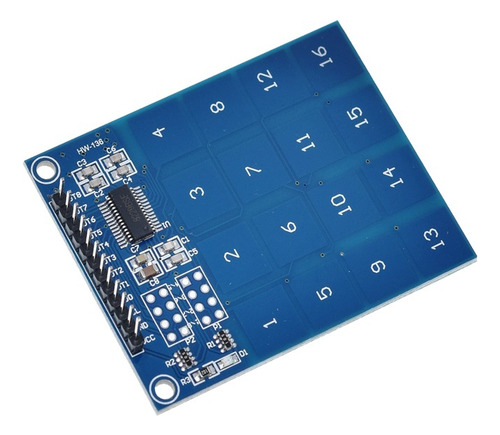 Ttp229 Teclado 4x4 Touch Capacitivo Para Arduino