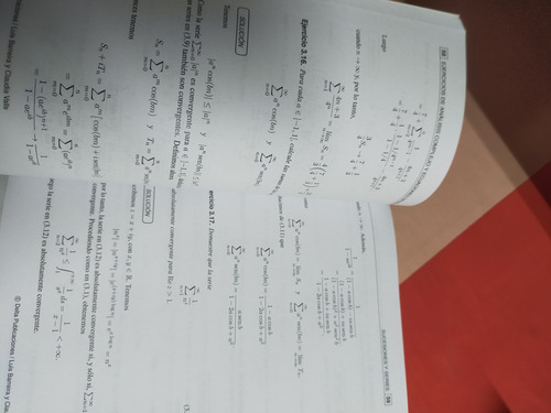 Ejercicios De Analisis Complejo Y Ecuaciones Diferenciales