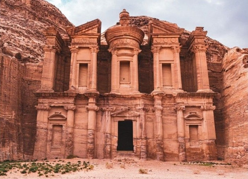 Medalla Puerta De Piedra Jordania Baño Oro 24k C/capsula