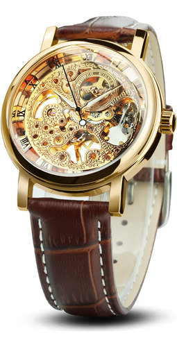 Caluxe Classic Skeleton Reloj De Pulsera Pareja Reloj Hombre