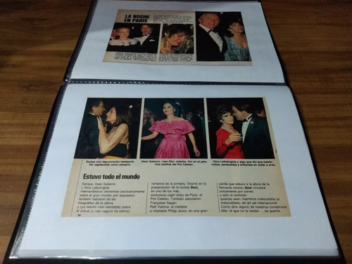 Gina Lollobrigida * Carpeta Recortes Revistas Clippings (Usado)