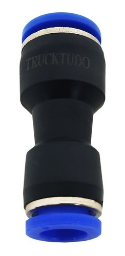 Imagem 4 de 6 de Kit 20 Conexão União Instantânea Pneumática Reta Tubo 8x8mm