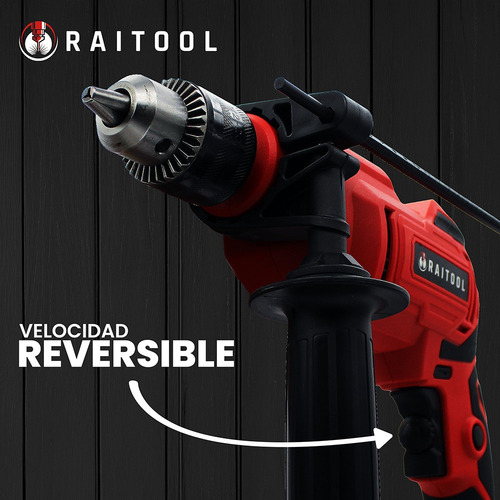 Kit Taladro Esmeriladora Alta Potencia Raitool Rt-0102