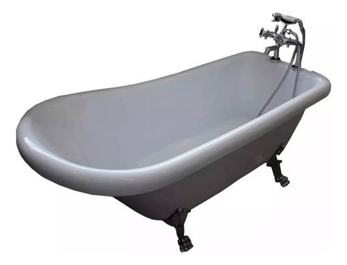 Imagen 2 de 10 de Bañera Tipo Antigua Patas Leon 150 X 75 Llenado + Duchador