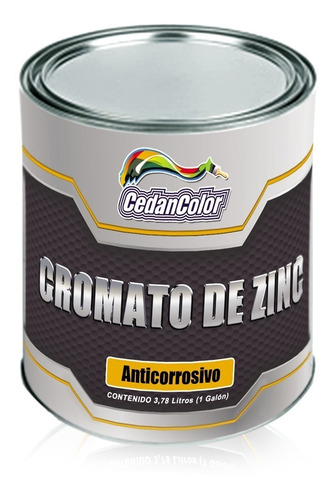 Fondo  Cromato De Zinc En 1/4 De Galón Cedancolor Calidad