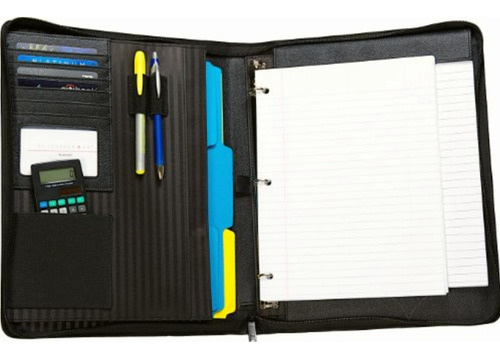 Case-it Portadocumentos Ejecutivo 3 anillas Y Block De Notas