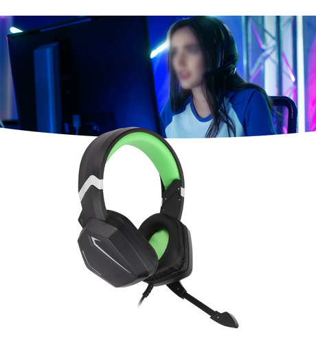 Auriculares Para Juegos De 3.5 Mm Para Control De Volumen De
