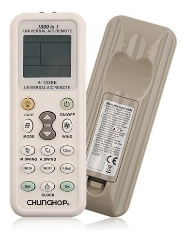 Imagen 2 de 3 de Control De Aire Acondicionado Universal.