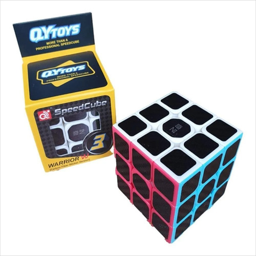 Cubo Rubik 3x3x3 Qy Speed Cube De Velocidad Fibra De Carbono Estructura