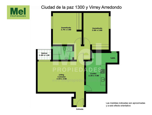 Excelente 3 Ambientes!