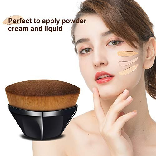Brocha Hexagonal De Maquillaje Para Mezclar Liquido Crema Po
