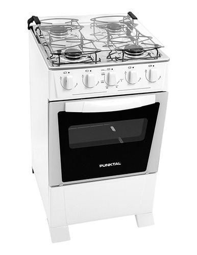 Cocina A Gas Blanca Super Gas 4 Hornallas 250c Punktal