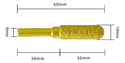 Broca De Fresa Para Pulir Diamante, Herramienta 10mm