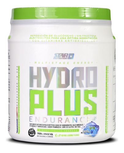 Hydro Plus Endurance 700 G Star Nutrition Sabor Blue Razz