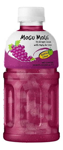 Delicioso Mogu Mogu Sabor Uva Con Nata De Coco 320ml