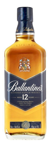 Paquete De 3 Whisky Ballantines Blend 12 Años 750 Ml