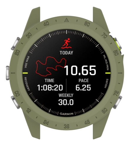 Jungle Green Hollow Watch Case For Garmin Marq 2