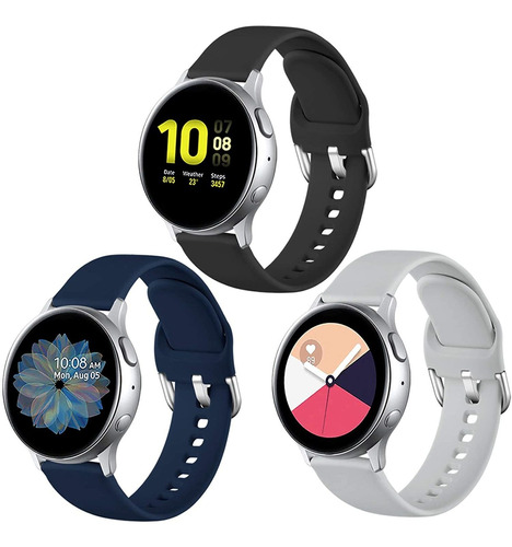 Malla Para Galaxy Watch Active/active2 Large Pack 3