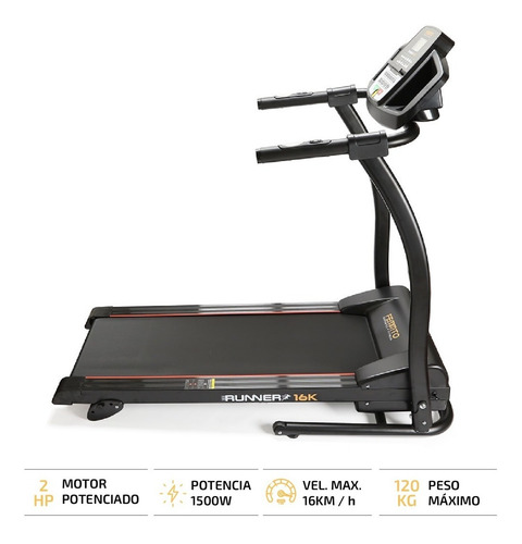 Imagen 2 de 9 de Cinta Caminadora Trote Correr Digital Electrica Plegable 16k