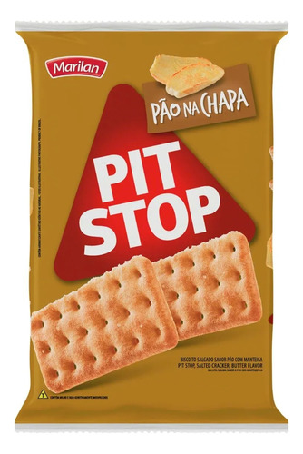 Biscoito Pit Stop Pão Na Chapa Marilan 137g - 6 Un. De 22,8g