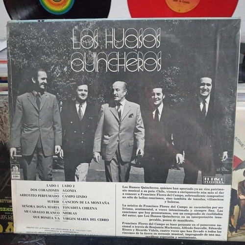 Los Huasos Quincheros Vinyl,lp,acetato 