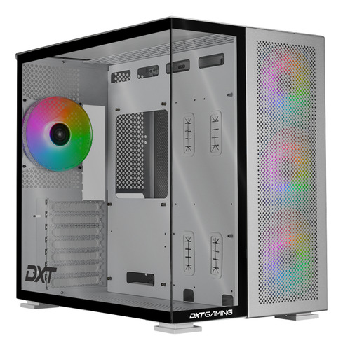 Gabinete Dxt Gaming Titan T5 Media Torre 4 Fan Usb-c Argb