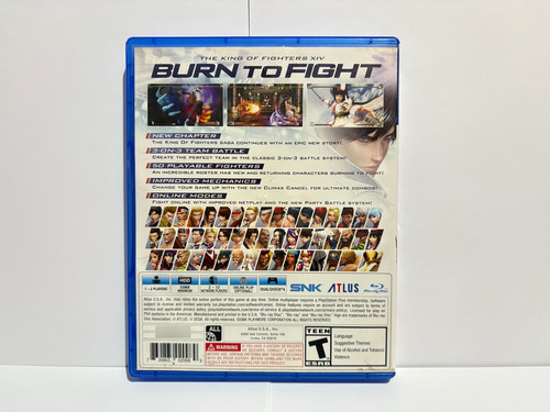 Ps4: The King Of Fighter Xiv (Usado)