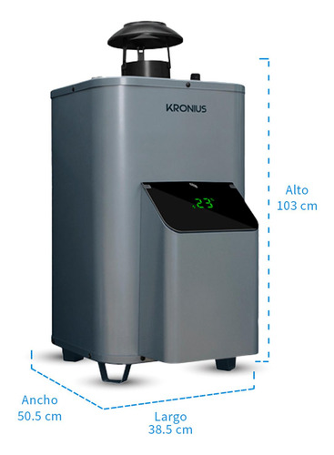 Calentador Eléctrico Rápida Recuperación 9 L Gas L.p.