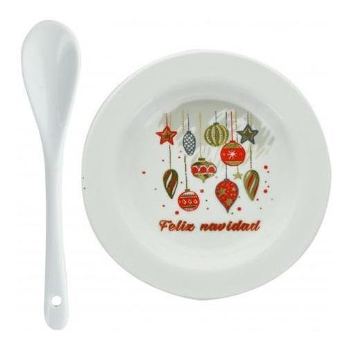 Taza Y Plato 300ml Y 8.5 Cm Diametro Ideal Regalo Navideño