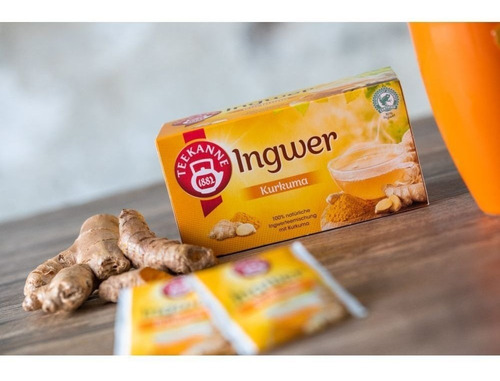 Teekanne - Chá Gengibre E Curcuma (18 Saquinhos) 32,4g
