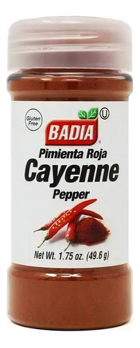 Pimienta Roja Cayenna Badia X 49.6 Gr