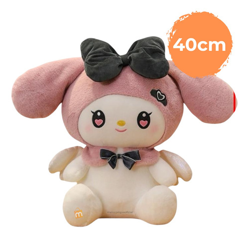 Peluche My Melody Kuromi 40cm Kawaii Coleccionable Importado