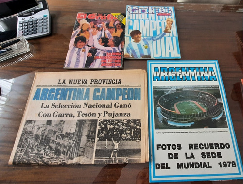 Revista El Grafico Goles Y La Nueva Provincia Mundial 1978 
