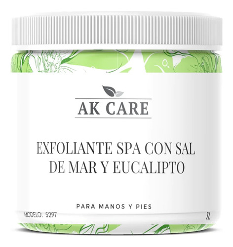 Crema Exfoliante Para Pies Y Manos Con Sal De Mar Granel 1l