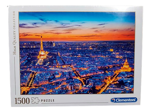 Rompecabezas Paris View 1,500 Pz Clementoni
