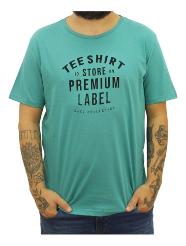 Camiseta Básica Gola Careca Premium Label Toque Suave