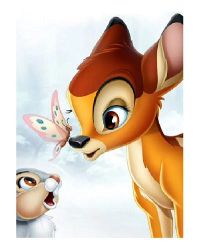 Bordado Pintura Diamante - Disney Bambi 2 20x30