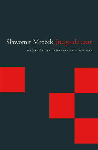 Juego De Azar, Slawomir Mrozek, Acantilado