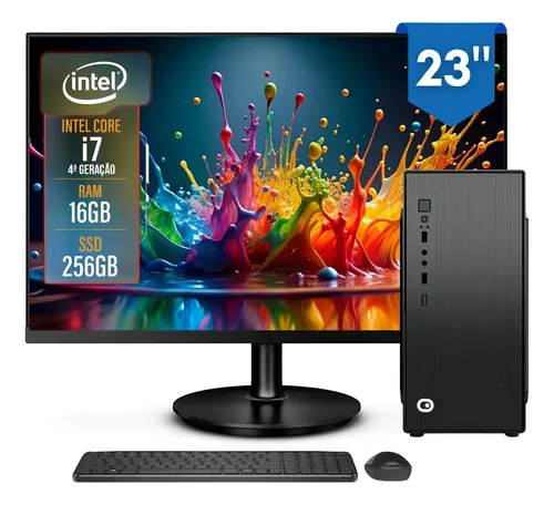 Computador Completo 2Eletro Top Intel Core i7, 16GB RAM, SSD 256G...
