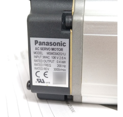 Servo Motor Panasonic Msmd042g1u Novo E Garantia
