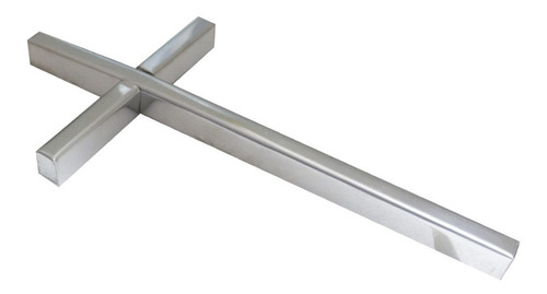Imagen 2 de 4 de Cruz De Acero Inoxidable Para Cementerio, 14cm. Lapidas.