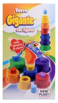 Comprar Torre Vasos Apilable Gigante Con Figuras Encastre New Plast