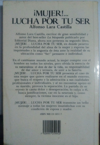 Mujer Lucha Por Tu Ser, Alfonso Lara Castilla