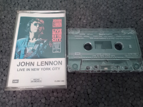 John Lennon Live In New York Cassette