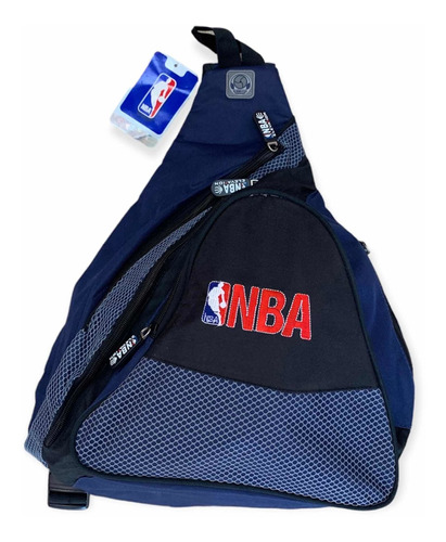 Mochila Liceal  Cruzada Resistente  Marca Nba C/auricular