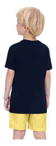 Conjunto Infantil Menino Camiseta Bermuda Trick Nick Tenis