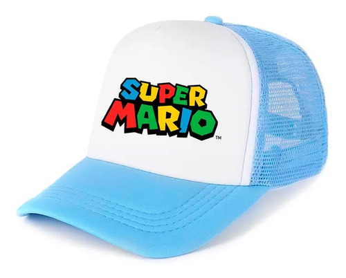 Gorra Jockey Logo Super Mario 